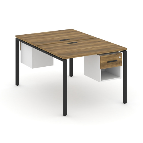 Бенч-система на 2 места с подвесными тумбами Concept CN.DRS-117 фото 7