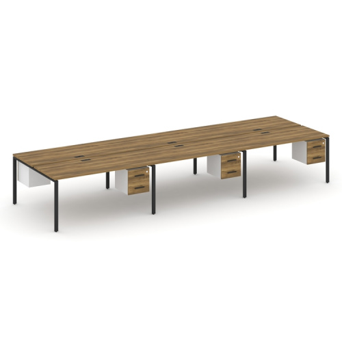 Бенч-система на 6 мест с подвесными тумбами Concept CN.DRS-156 фото 7