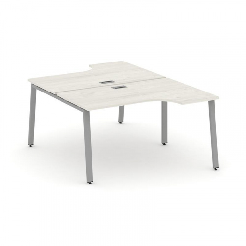 Style Project Рабочая станция эргоном. SN-6A.DRPA-022 Дуб Табак/Металл Белый 1580*1632/1992*750 фото 10