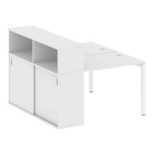 Бенч-система с шкафом-купе на П-обр. м/к Metal System Quattro 50БП.РС-СШК-2.1 фото 13