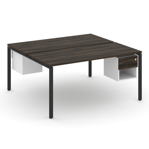 Бенч-система на 2 места с подвесными тумбами Concept CN.DRS-120 фото 9