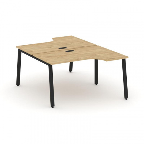 Style Project Рабочая станция эргоном. SN-6A.DRPA-022 Дуб Табак/Металл Белый 1580*1632/1992*750 фото 13