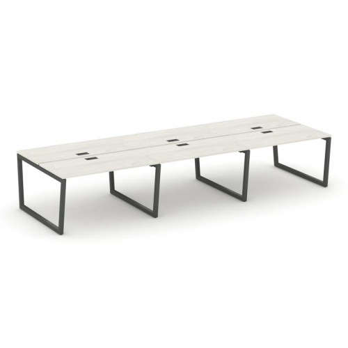 Style Project Рабочая станция 2-х сторон. SN-5T2.DRS-082 Акация Лорка/Металл Антрацит/Заглушка Пласт фото 24