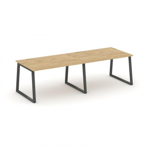 Style Project Стол переговорный SN-6T1.SPRG-013.3 Акация Лорка/Металл Антрацит 2760*980*750 фото 7