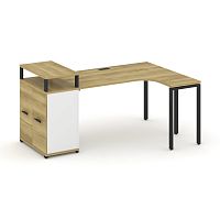 Стол эргономичный с опорным распашным шкафом Concept CN.SA-211(R)