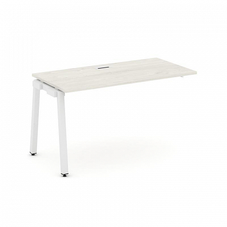 Style Project Проходной наб. элем. SN-5A.ONRS-003 Дуб Наварра/Металл Белый 1380*600*750