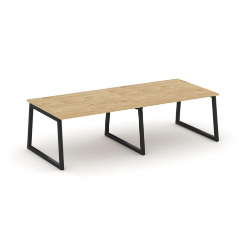 Style Project Стол переговорный SN-5T1.SPRG-043.3 Акация Лорка/Металл Антрацит 2760*1180*750 фото 3 Style Project Стол переговорный SN-5T1.SPRG-043.3 Акация Лорка/Металл Антрацит 2760*1180*750 фото 3