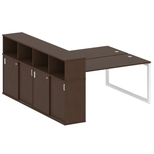 Бенч-система с шкафом-купе на О-обр. м/к Metal System Quattro 50БО.РС-СШК-4.4 фото 11