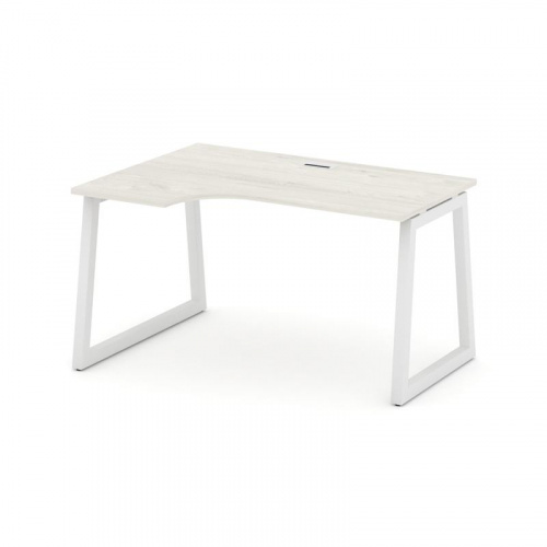 Style Project Стол рабочий эргоном. SN-5T1.SPA-021(L) Акация Лорка/Металл Антрацит/Заглушка Пластик фото 13