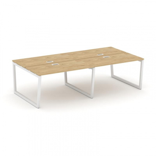 Style Project Рабочая станция 2-х сторон. SN-5T2.DRS-052 Акация Лорка/Металл Антрацит/Заглушка Пласт фото 3