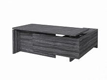 Стол с опорной тумбой FI-119L.DD Древесина Графит