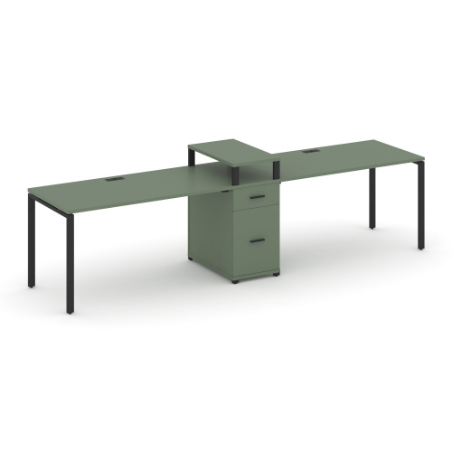 Бенч-система на 2 места с 1 опорной тумбой Concept CN.ORS-423