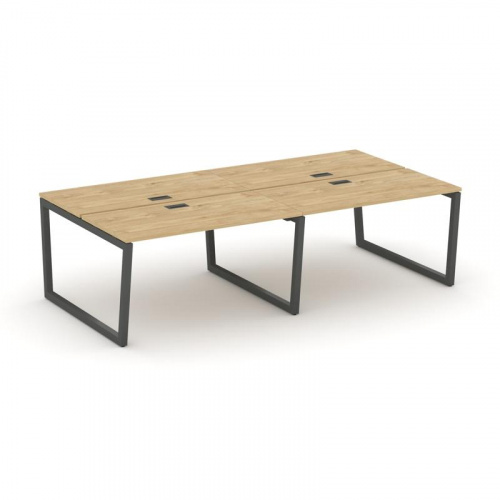 Style Project Рабочая станция 2-х сторон. SN-5T2.DRS-052 Акация Лорка/Металл Антрацит/Заглушка Пласт фото 22