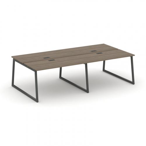 Style Project Рабочая станция 2-х сторон. SN-4T1.DRS-044 Акация Лорка/Металл Антрацит/Заглушка Пласт фото 12