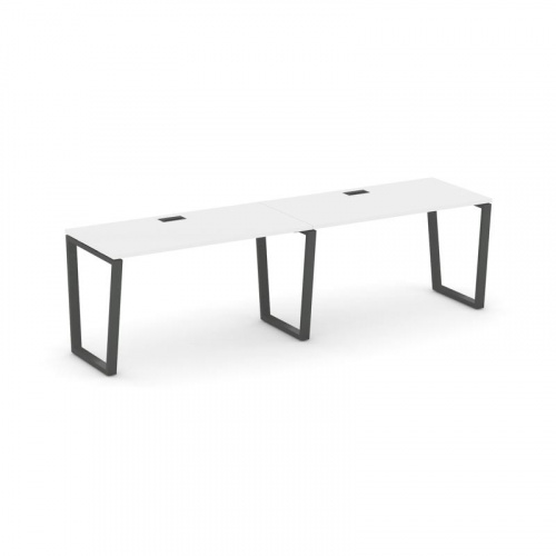 Style Project Рабочая станция 1 сторон. SN-6T2.ORS-012 Акация Лорка/Металл Антрацит/Заглушка Пластик фото 26