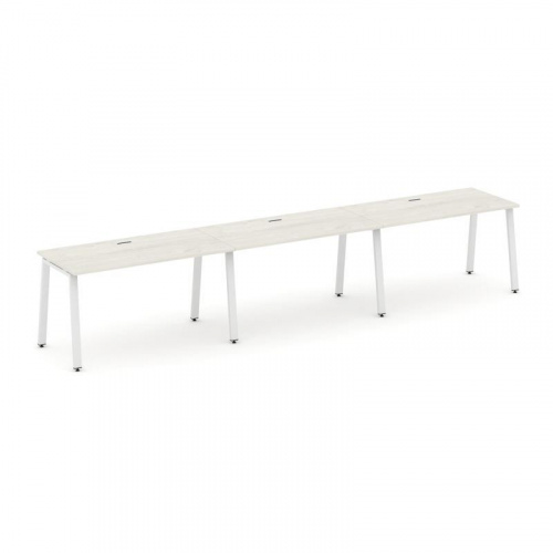 Style Project Рабочая станция 1 сторон. SN-6A.ORS-034 Тиквуд Светлый/Металл Белый 4740*600*750 фото 26