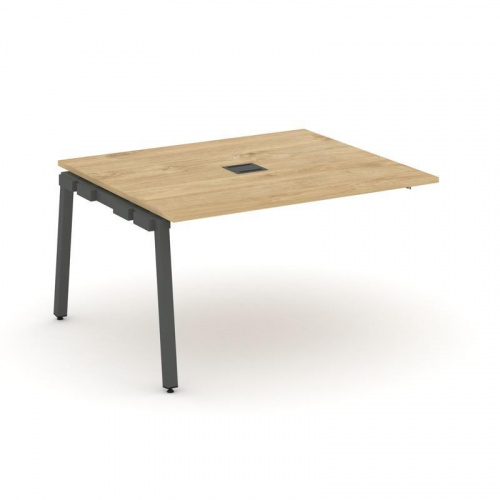 Style Project Проходной наб. элем. перег. стола SN-5A.NSPRG-033 Дуб Табак/Металл Белый 1380*1180*750 фото 6