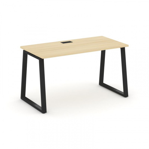 Style Project Стол письменный SN-6T1.SP-014 Акация Лорка/Металл Антрацит/Заглушка Пластик Черный 158 фото 9