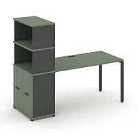 Стол офисный с опорным распашным шкафом Concept CN.SP-230