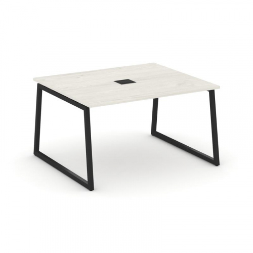 Style Project Стол переговорный SN-4T1.SPRG-033 Акация Лорка/Металл Антрацит/Заглушка Металл Антраци фото 9