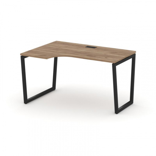 Style Project Стол рабочий эргоном. SN-4T2.SPA-001(L) Акация Лорка/Металл Антрацит/Заглушка Пластик фото 6 Style Project Стол рабочий эргоном. SN-4T2.SPA-001(L) Акация Лорка/Металл Антрацит/Заглушка Пластик фото 6