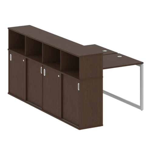 Бенч-система с шкафом-купе на О-обр. м/к Metal System Quattro 40БО.РС-СШК-4.1 фото 6