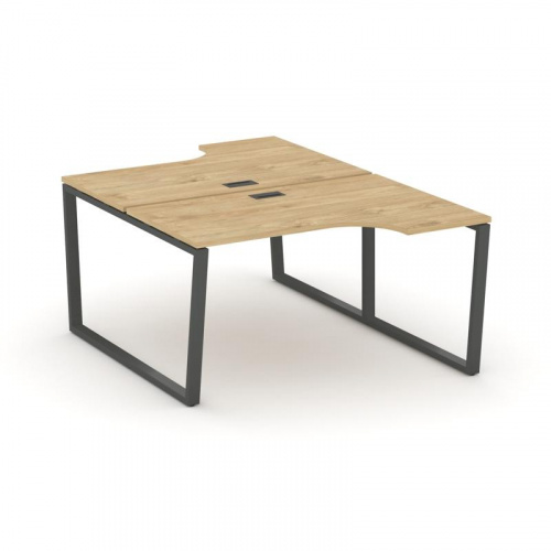 Style Project Рабочая станция эргоном. SN-6T2.DRPA-012 Акация Лорка/Металл Антрацит/Заглушка Пластик фото 22