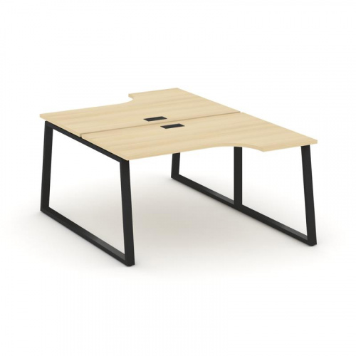 Style Project Рабочая станция эргоном. SN-6T1.DRPA-002 Акация Лорка/Металл Антрацит/Заглушка Пластик фото 4