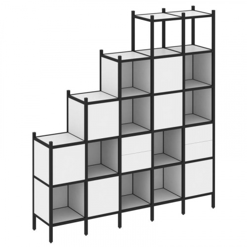 Стеллаж офисный прямой Loft VR.L-25 фото 8 Стеллаж офисный прямой Loft VR.L-25 фото 8