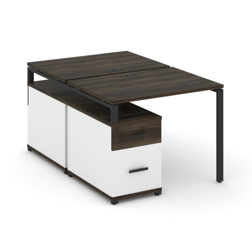 Бенч-система на 2 места с опорной тумбой Concept CN.DRS-305 фото 8