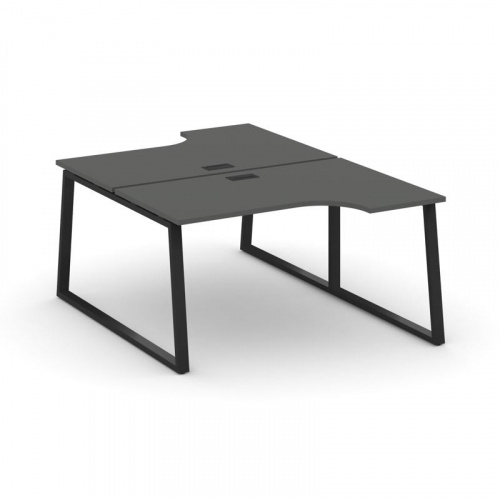 Style Project Рабочая станция эргоном. SN-6T1.DRPA-002 Акация Лорка/Металл Антрацит/Заглушка Пластик фото 5