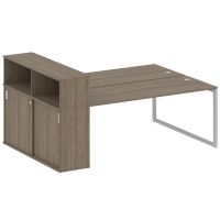 Бенч-система с шкафом-купе на О-обр. м/к Metal System Quattro 40БО.РС-СШК-2.5