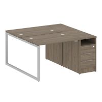 Бенч-система с тумбой на О-обр. м/к Metal System Quattro 40БО.РС-СТП-2.1